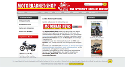 Desktop Screenshot of motorradnet-shop.de